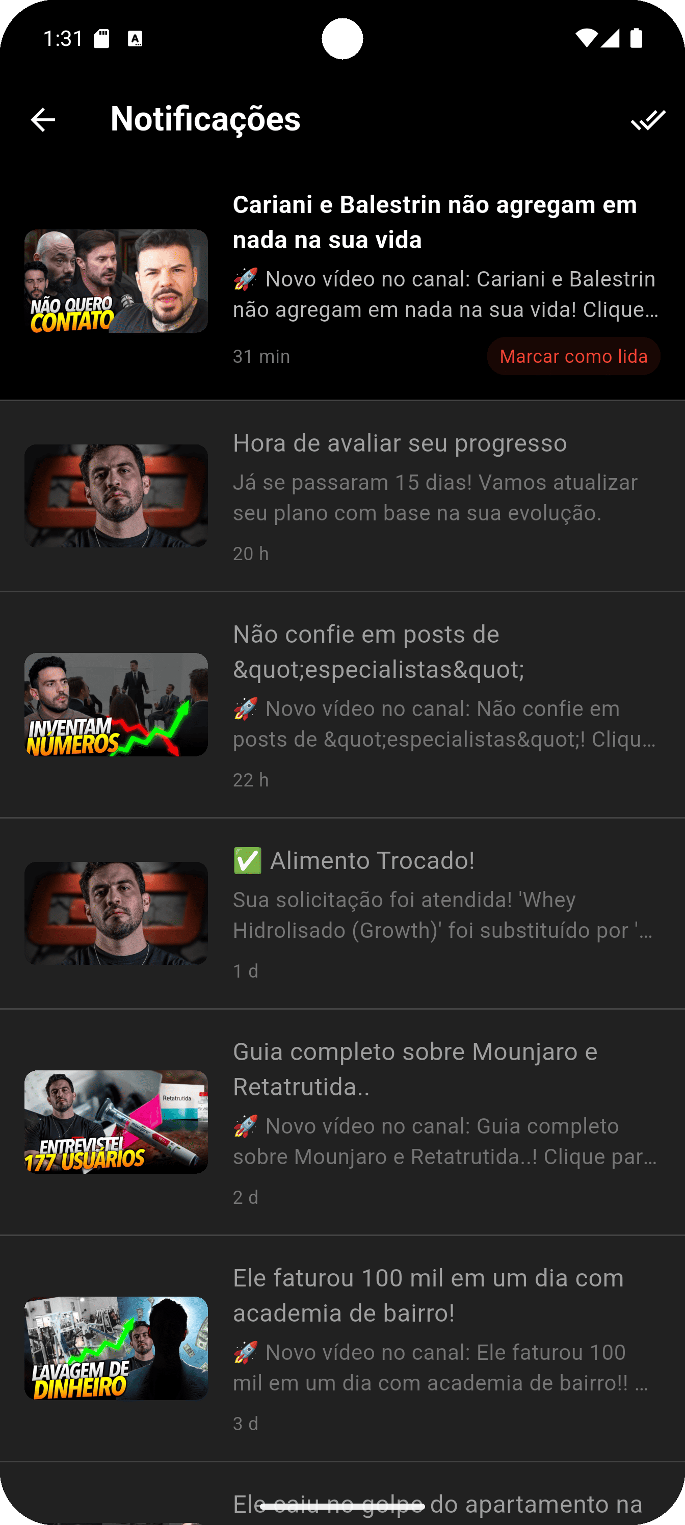 Notificações