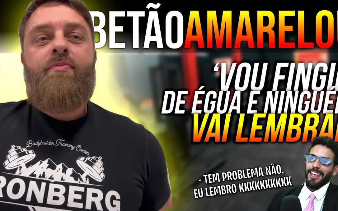 BETÃO APARECE MAS NÃO FALA NADA.. TOGURO TÁ ENVOLVIDO?