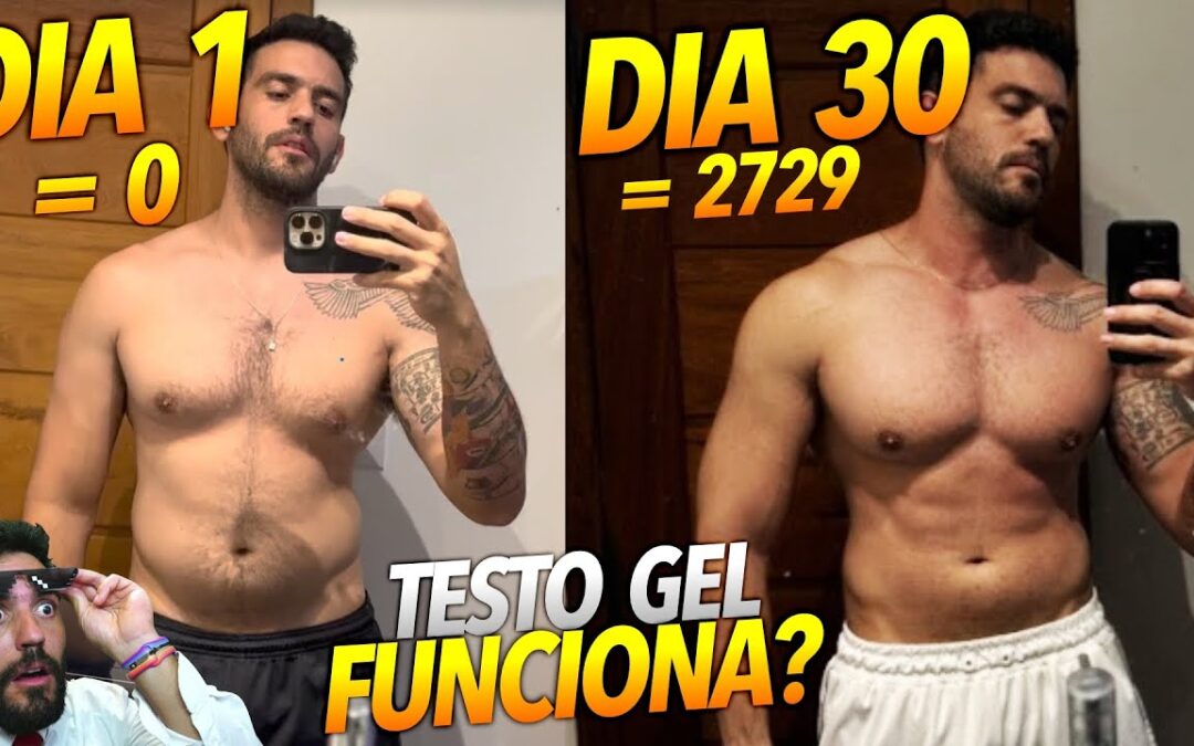 USEI TESTOSTERONA GEL POR 30 DIAS E ESSE FOI O RESULTADO!